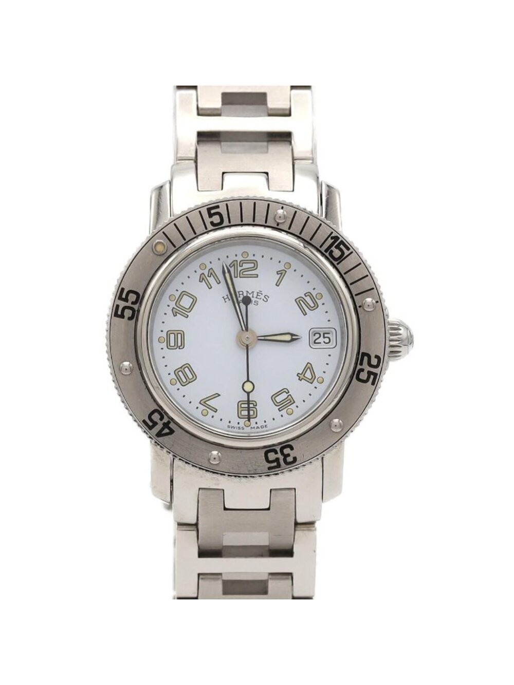 Hermes Clipper Diver SS Quartz Watch